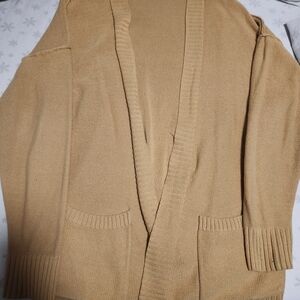Sonoma Mustard Yellow Cardigan Sweater